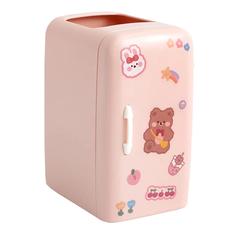 Japońskie kreatywne etui na obsadka do pióra dla dziewczynek słodkie Multifun papeteria szuflada schowek pudełko Kawaii Organizer na biurko o dużej