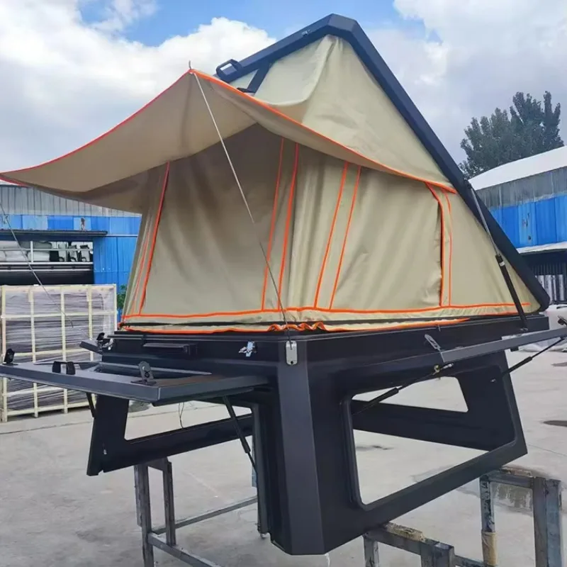 Aluminum Alloy Material Roof Tent Custom Fit Hilux Vigo Revo Waterproof Pickup Truck Bed Canopy
