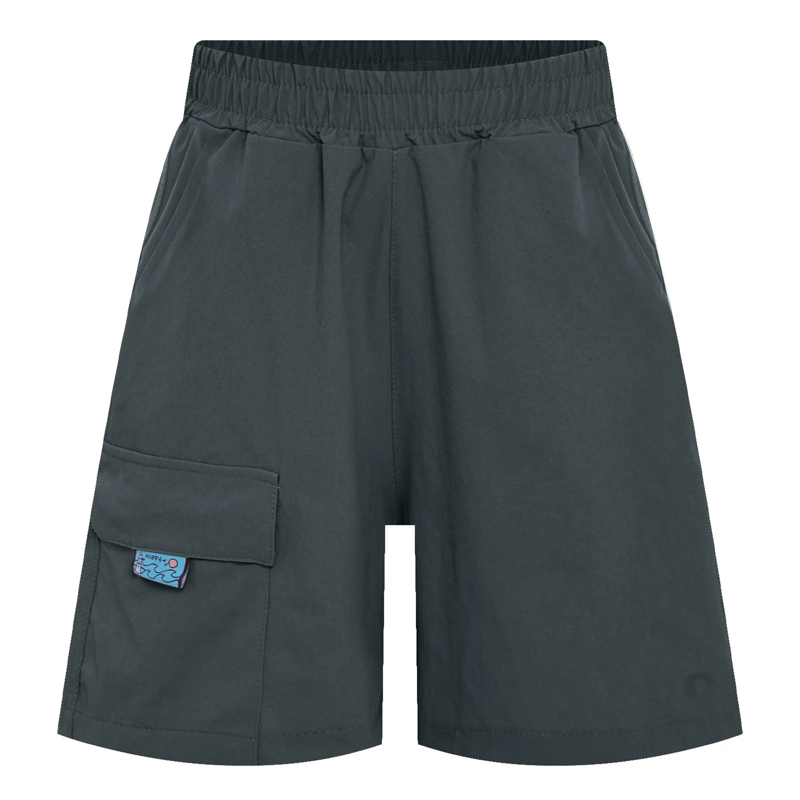 

Kids Boys Quick-Drying Cargo Shorts Elastic Waistband Loose Shorts with Pockets for Outdoor Holiday Picnic Skateboarding Sports
