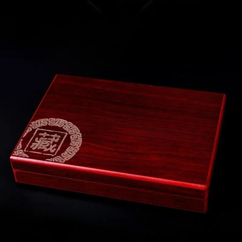 Adjustable wooden box five ten pieces wooden box commemorative coins box Year of the Rat zodiac coin collection wooden boxs