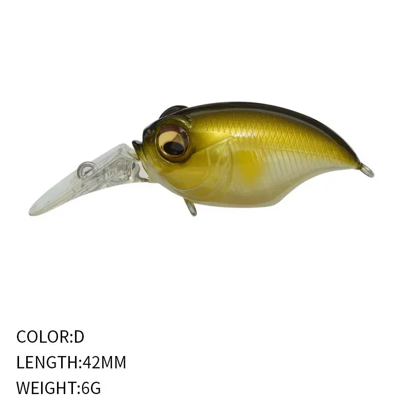 Kurbel Griffon Wobbler Angelköder Japanisches Design Noise Crankbait 6g 42mm Schwimmender Kurbelköder für Barsch Barsch Hecht Pesca