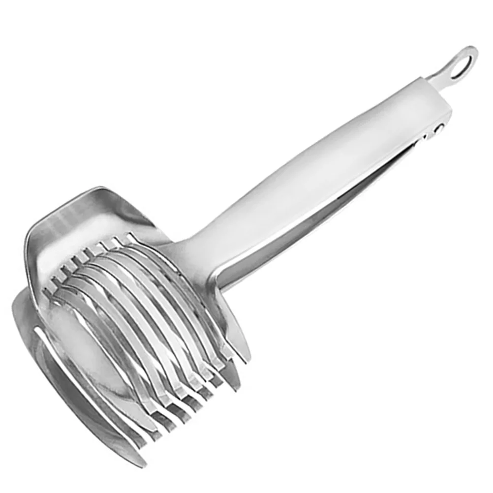 

Stainless Steel Fruit Vegetable Slicer Tomato Egg Lemon Cutter Kitchen Tool Creative Design Easy Use Home Cooking Food Prep