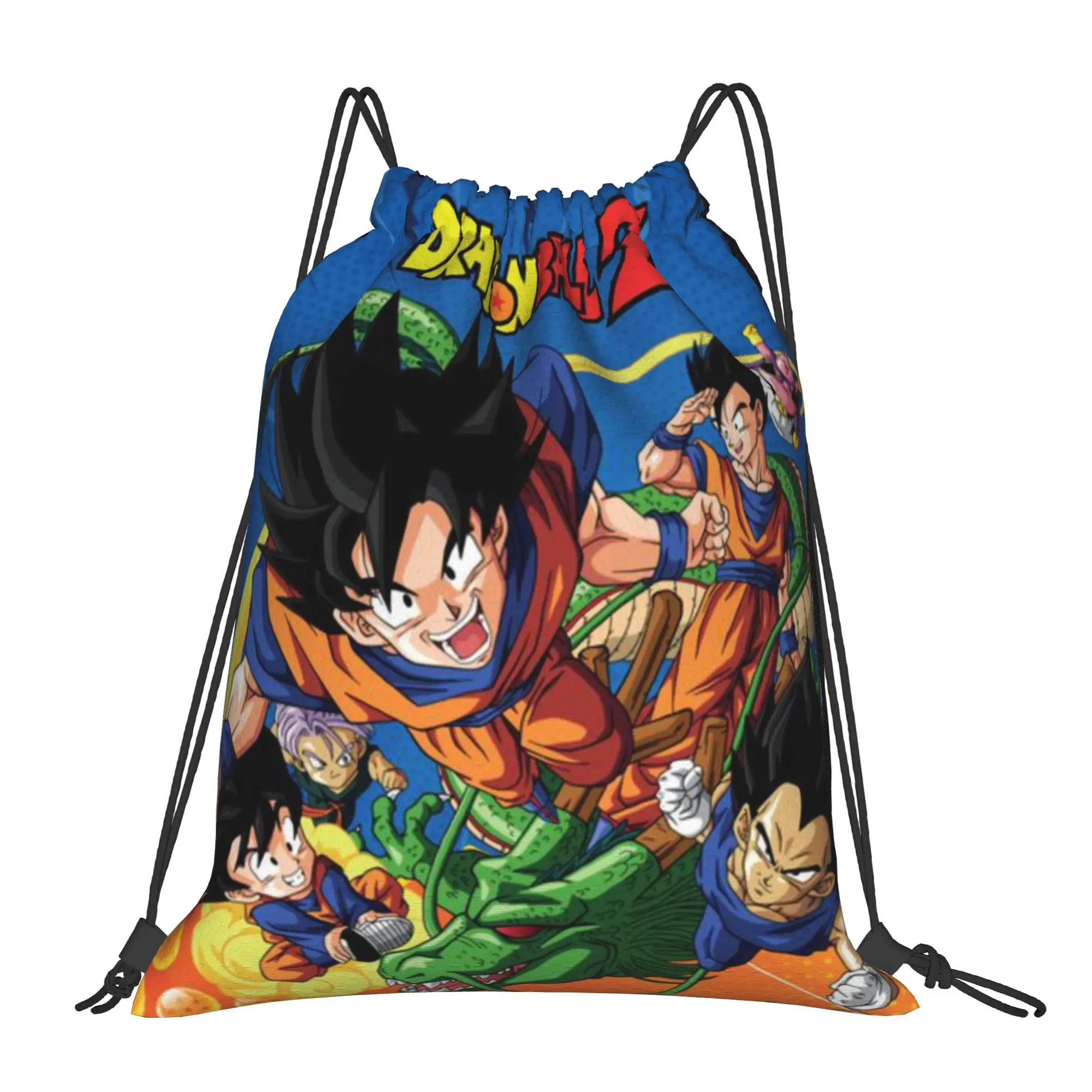 

Портативный рюкзак-мешок Son Goku Dragon Ball для походов, езды на велосипеде и спортзала