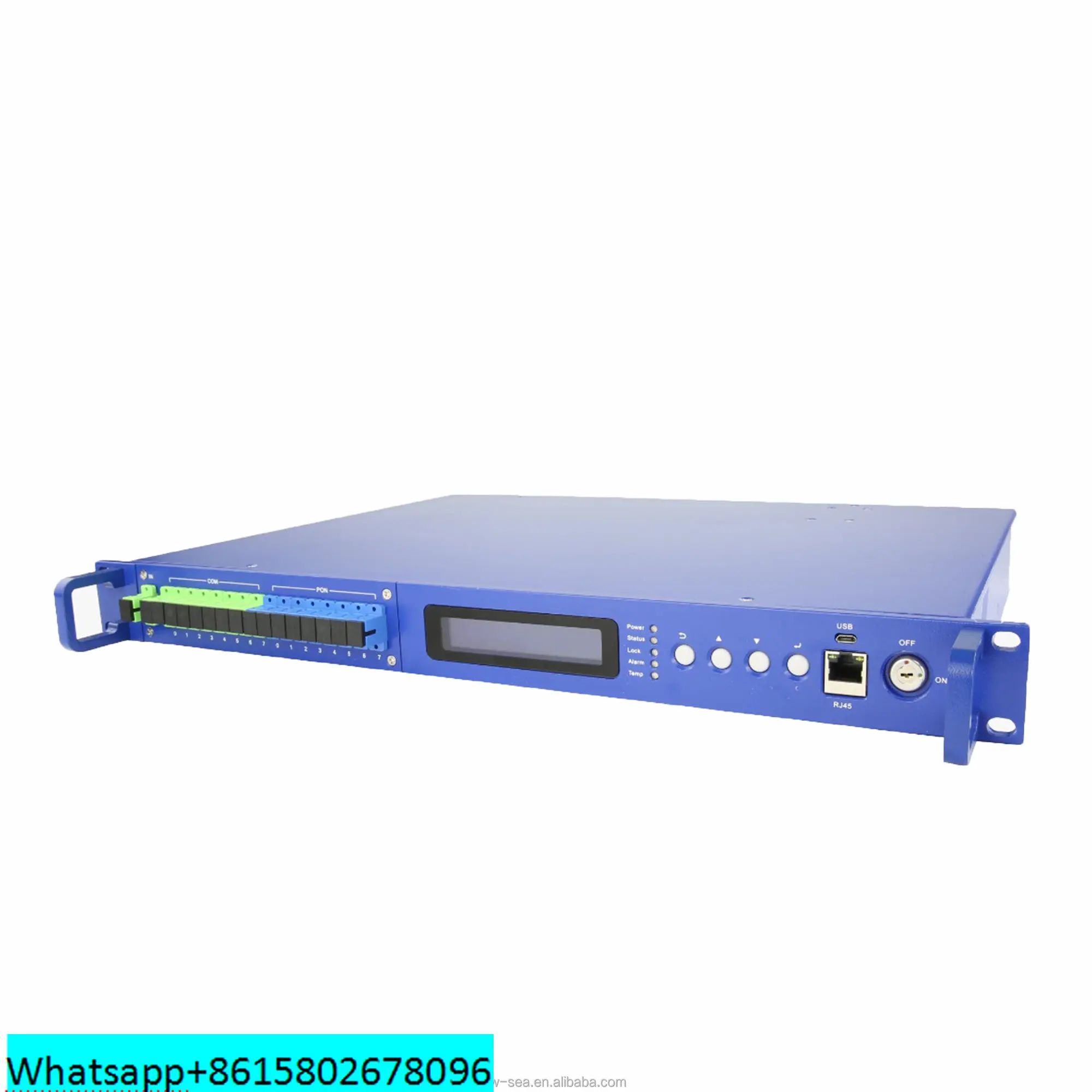 

1550nm 8x23dBm Gain Output CATV EDFA Optical Amplifier with WDM and AGC and Dual Power Supply and Simple Network Management Func