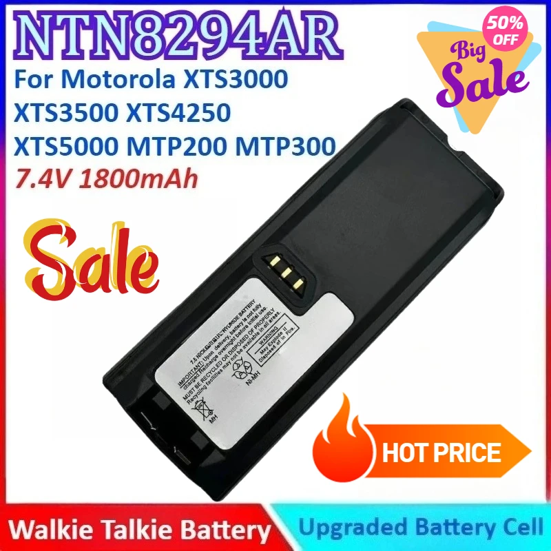 

New 1800mAh 7.4V NTN8294AR High Quality Walkie Talkie Battery for Motorola XTS3000 XTS5000 MTP200 MTP300 XTS3500 XTS4250