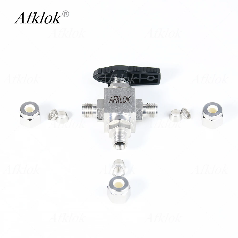 Three Way Ball Valve 1/8