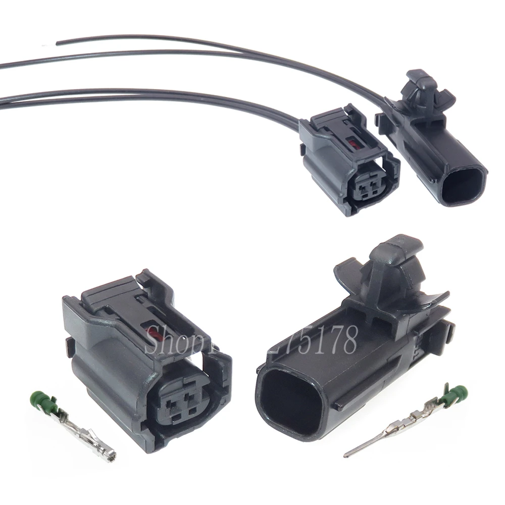 1 Satz 2-polig 48068-0002 48069-0001 48069-0001 Auto abs Rad drehzahl sensor wasserdichte Kabel buchse für Toyota Corolla