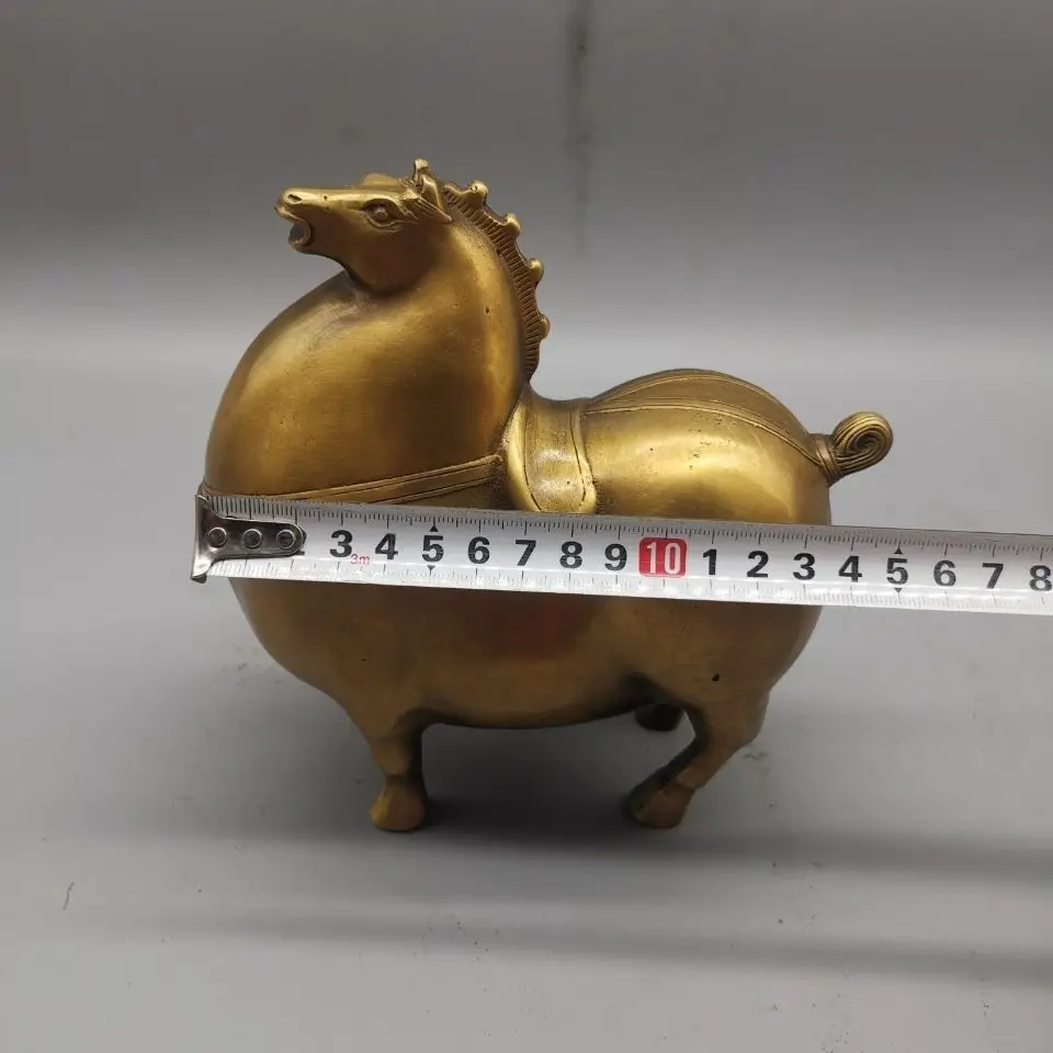 Imagem -04 - Coleção Antique Bronze Ware Brass Tangma Creative Novidades Chinese Animal Gateway Home Gift