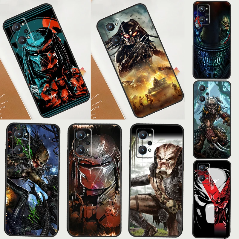 Funda Alien Predator para Realme GT 7 Pro GT 6 6T 5 C61 C67 C55 C53 C51 C21Y C25S C75 10 11 12 13 14 Pro Plus