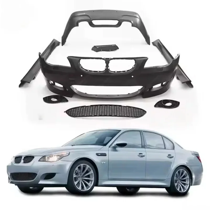 

Automobile Modification Body kit 5 Series E60 Upgrade to M5 Style Body Kit Front and Rear Bumper Grille Side Skirts