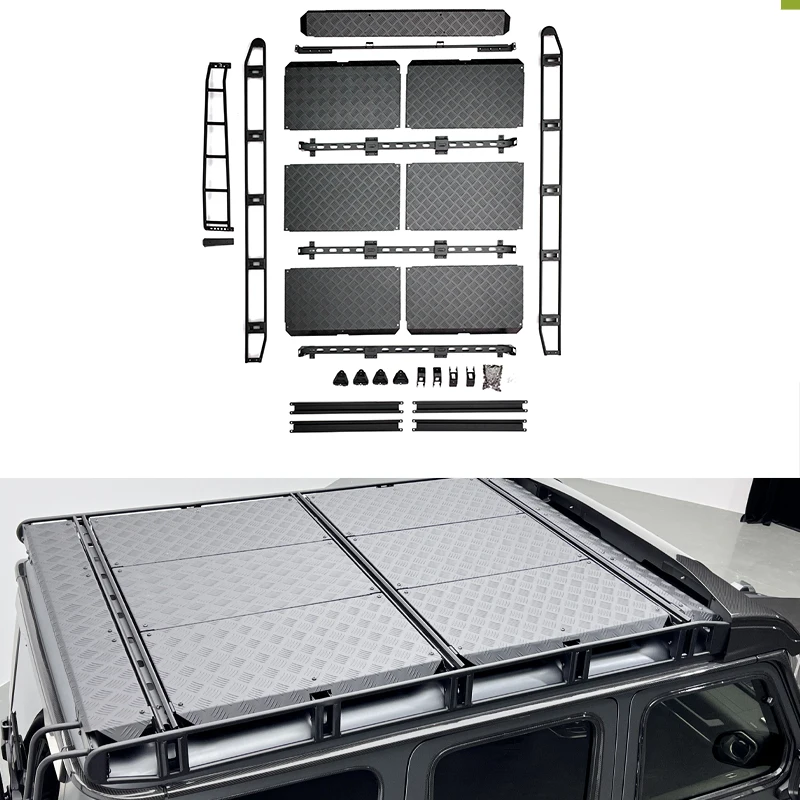 2025 G Class G500 G63 G350 Roof Rack Rail Cross Bar Luggage Carrier Car Accessories Auto Parts for W465 Roof Luggage with Ladder