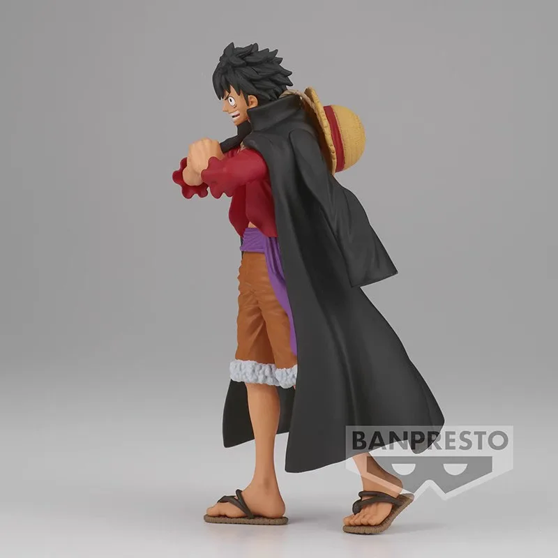 In Stock Bandai Original anime one piece Monkey D. Luffy Action Figure Model Children's gifts