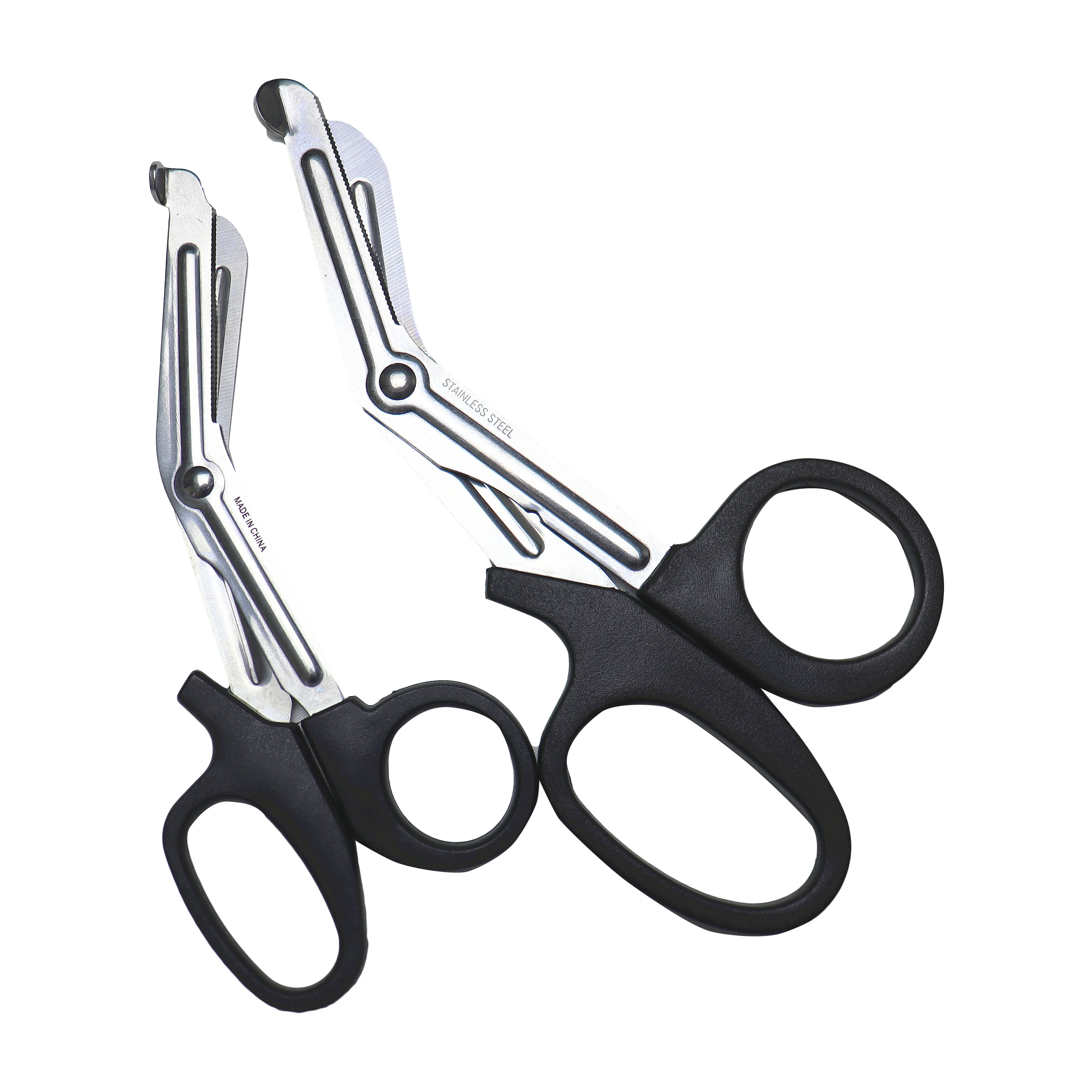 

Low Price Professional Medical Surgical Care 14.7-18.5cm Stainless Steel Plastic Handle Utility Bandage Scissors Trauma Shears