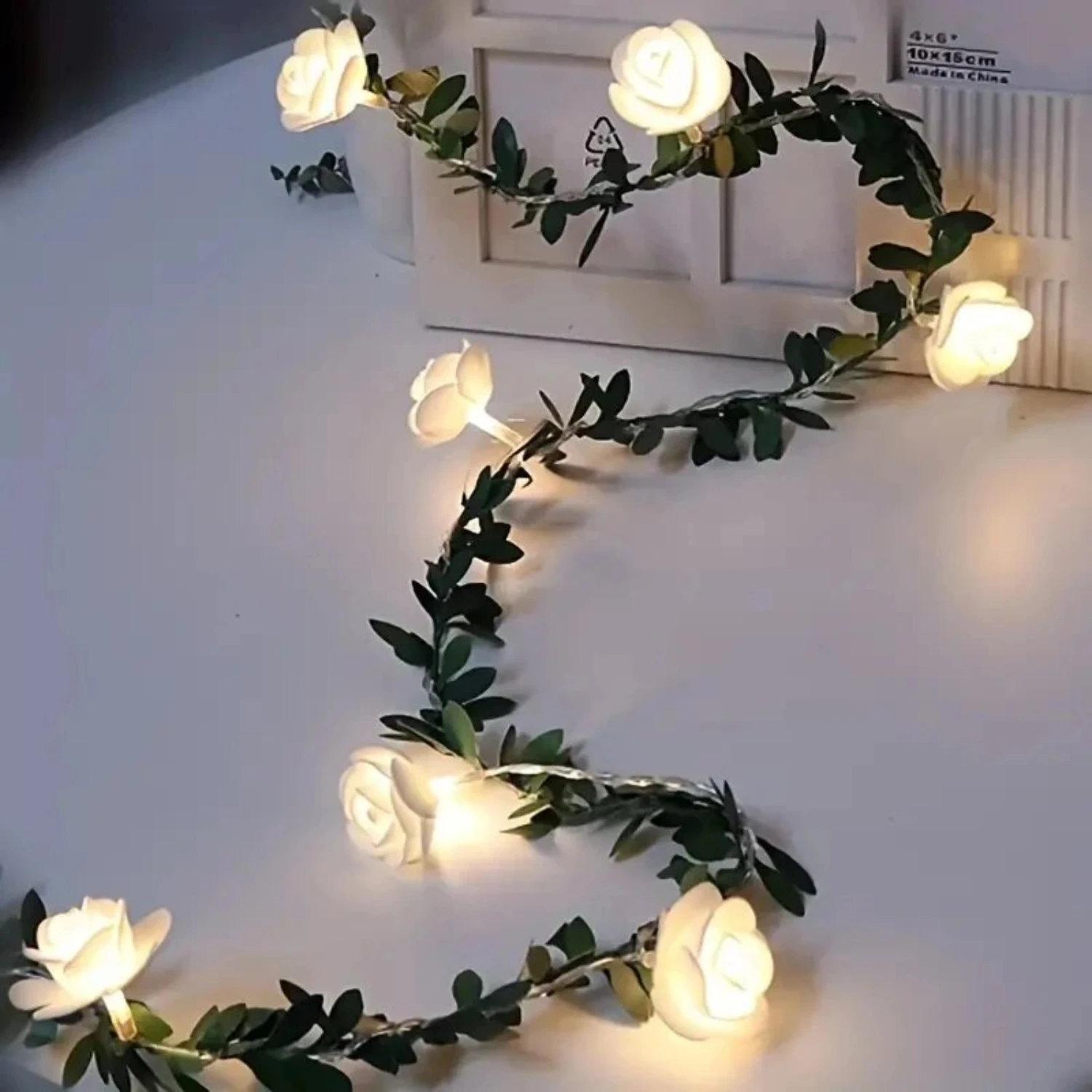 Transform your space with these stunning, whimsical rose string lights that add a touch of elegant charm to any event or room. C