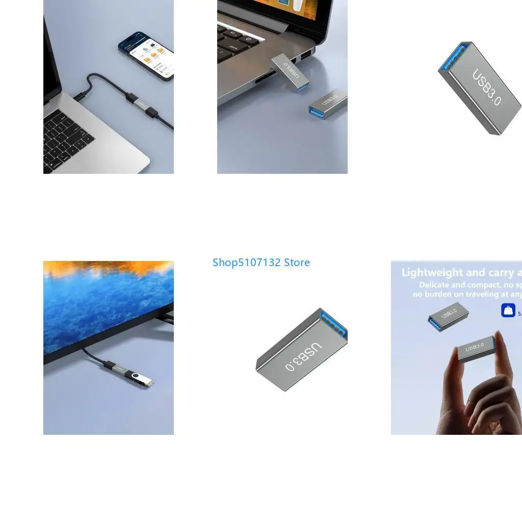 87HD USB3.0 Female Coupler For High Speed 5Gbps Data Transmission And Power Transfer