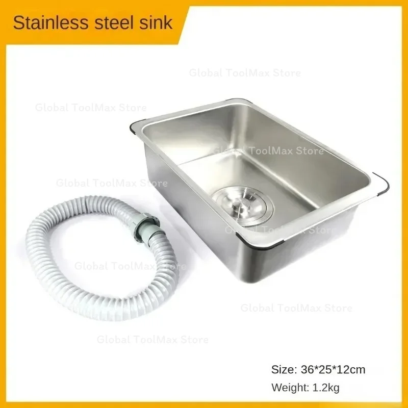 Outdoor IGT Camping Kitchen One Unit Sink Module with Faucet Washing Basin Pool for Camping Table Accessories