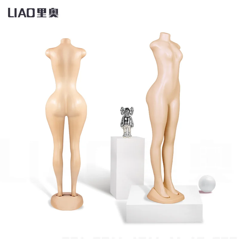 Factory wholesale big bust big ass plastic female Mannequin full body dresses for women Clothes dummy headless