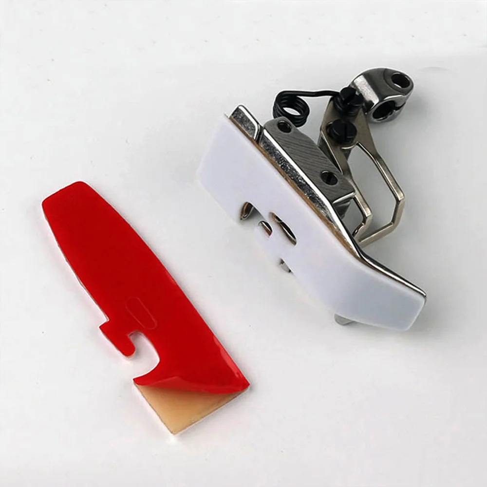 Teflon Overlock Coverstitch Overlock Sewing Machine 700/747 Presser Foot Leather Four-Line/Five-Line Wear-Resistant Bottom Plate