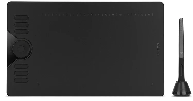 Z الأكثر شعبية القلم اللوحي HS610 حلقة اللمس مفاتيح صريحة وظيفة الميل خالية من البطارية قلم الرسم تصميم قلم رسم اللوحي #2