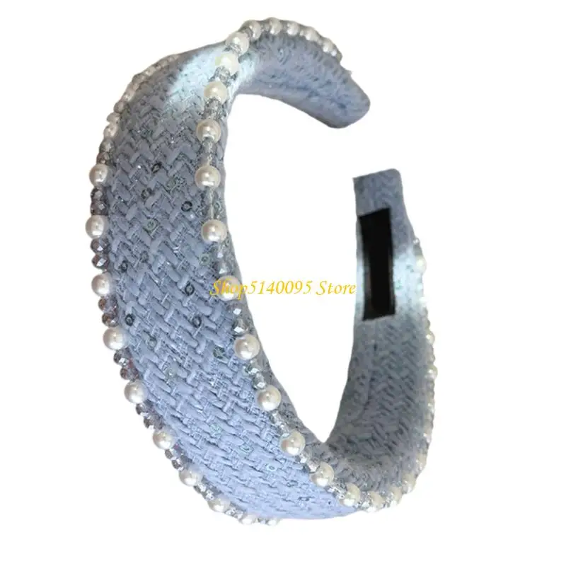 Dxae feminina exclusiva com enfeites miçangas, acessórios cabelo da faixa cabelo elegante para ocasiões