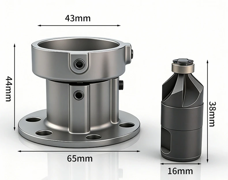 Winkelschleifer-Fasenwerkzeug mit Einstellbarer Führung Professioneller Aluminium-Gusseisen-Fasenbit Multifunktion für Winkelschleifer – Detail 2
