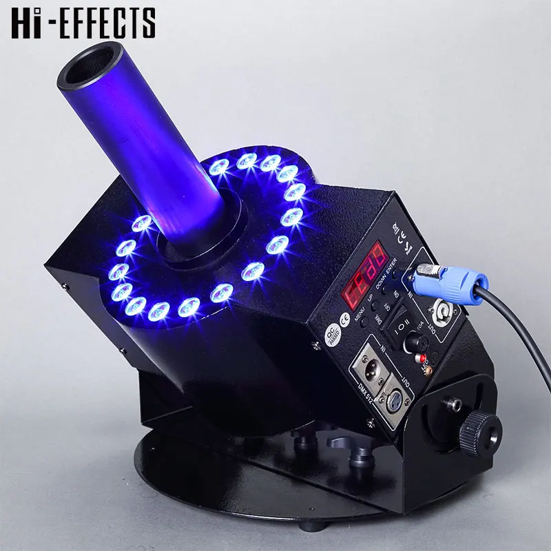 

18x3W RGB LED CO2 Jet Smoke Machine Spray 8-10 Meters Electric Control Stage Effect for Nightclub Show