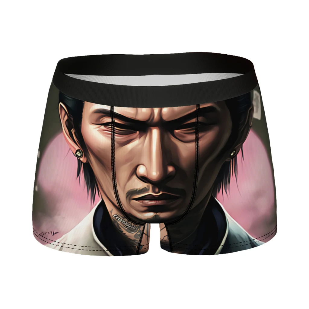 Japanese Anime Tattoo Yakuza Underpants Homme Panties Men's Underwear Sexy Shorts Boxer Briefs