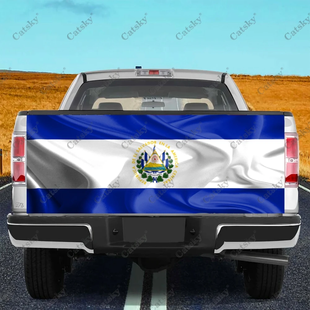 El Salvador Flag Car sticker rear appearance modification package suitable for accessories universal decals