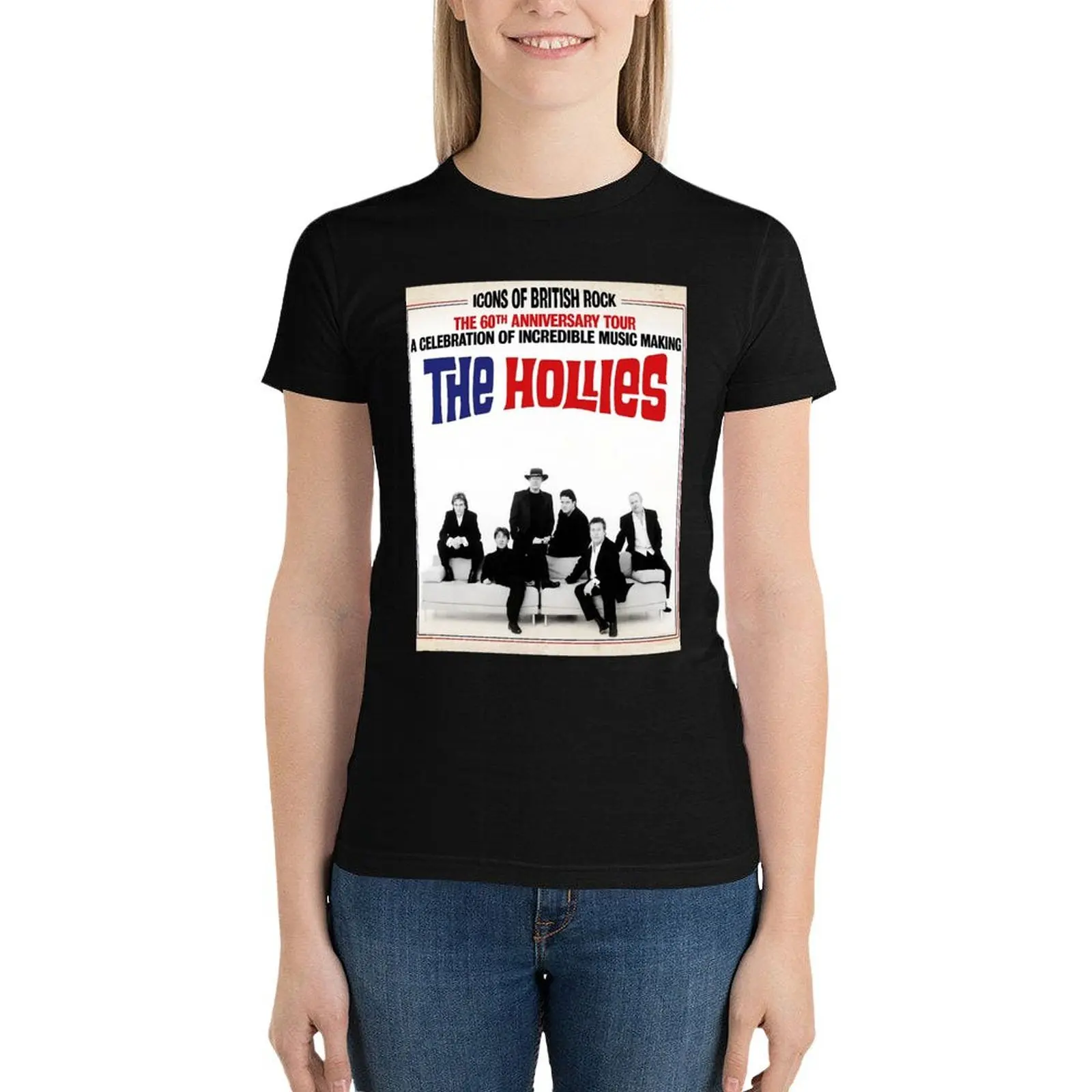 Gift Idea The Hollies Gifts For Birthday T-Shirt lady clothes quick drying Women clothes