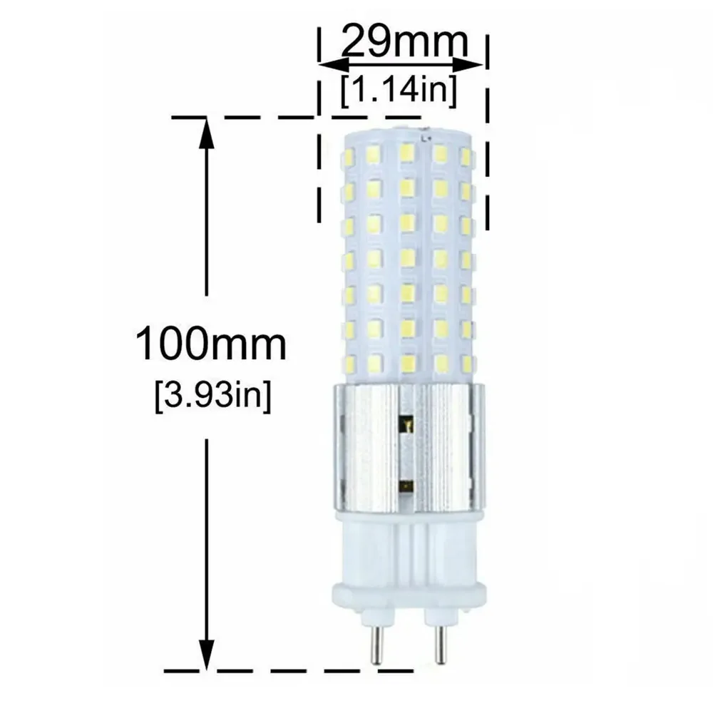 Imagem -04 - Lâmpada de Milho Ultra Brilhante G12 Led ac 85265v 2835smd 3000k6000k 96leds Lâmpada para Garagem Doméstica Iluminação 360 ° 15w