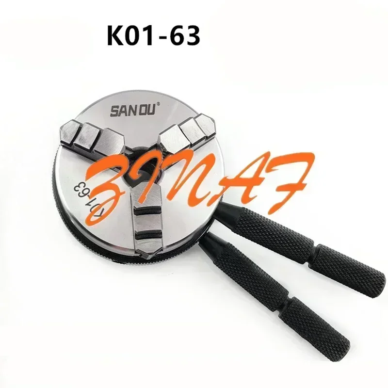 Sanou K01-50 Mandrino per tornio tre/quattro ganasce, M14 * 1 per K01 50 63 K02-50 K02-63 Mini fai da te metallo legno tornio utensili Biella