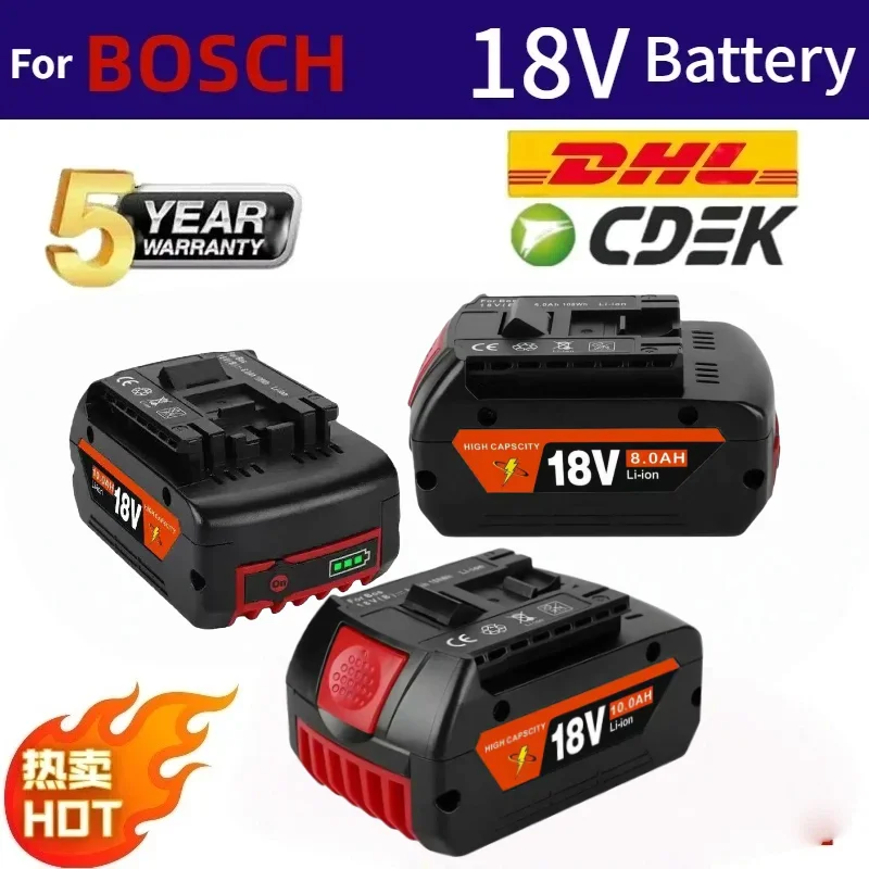 

New 18V for Bosch Pro Premium Series Replacement Battery ⚡New 18650 Battery Cell Suitable for BOSCH BAT609, GBA18V 10.0Ah⚡✅