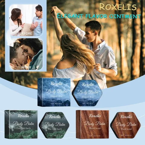 록셀리스 내추럴 프래그런스 바디 크림 시리즈 - 우아하고 상쾌하며 지속되는 매력 편리한 바디 향수 크림
