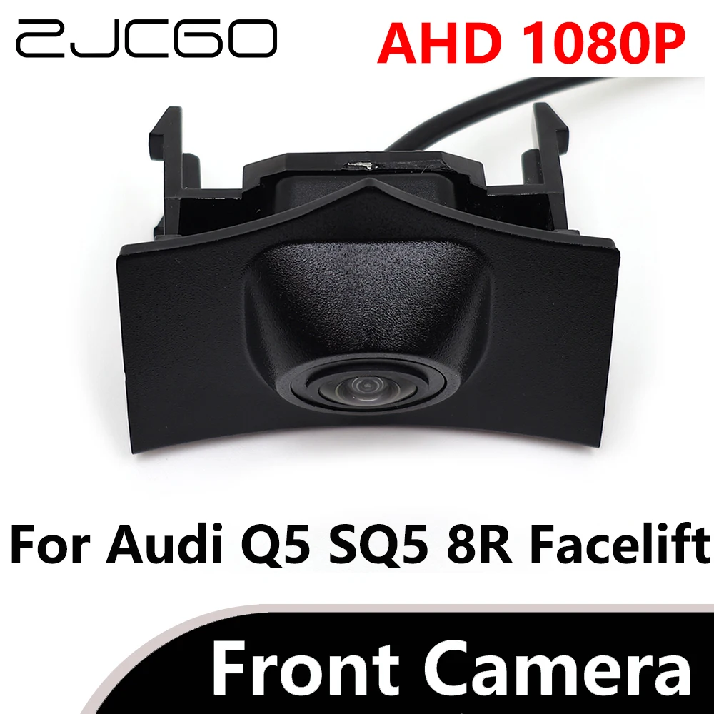 ZJCGO AHD 1080P CVBS 480P 170° Car Parking LOGO Front View Camera for Audi Q5 SQ5 8R Facelift 2012 2013 2014 2015 2016 2017