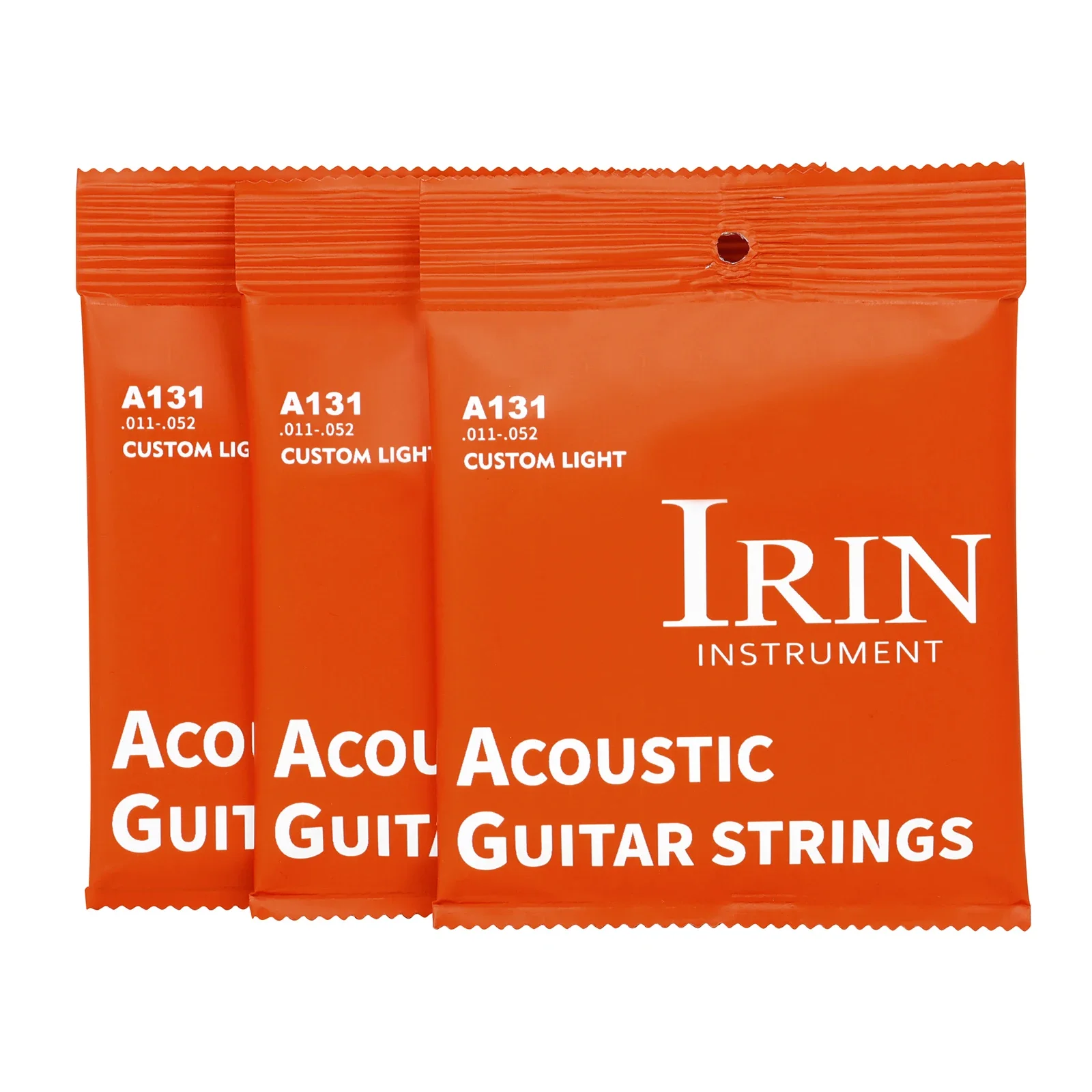 

IRIN A131 Acoustic Guitar Strings Carbon Alloy Ateel Core Red Copper Wound Strings Red Copper Wire Folk Guitar Parts & Accessory