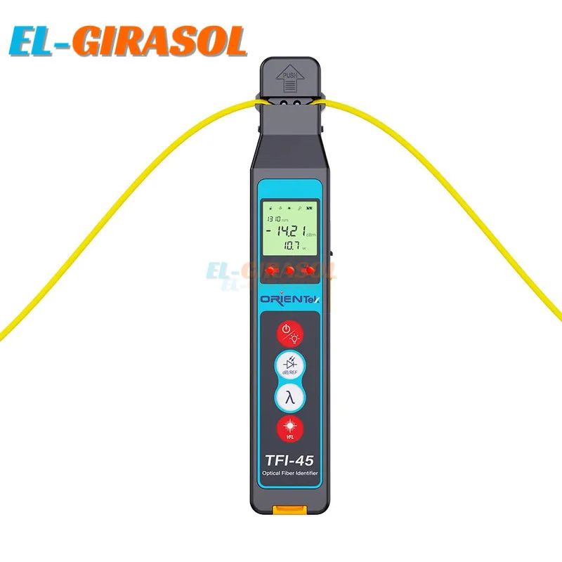 Orientek TFI-45 Identificador De Fibra Ativa  With 10mW Visual Fault Locator And -70~+6dBm/-50~+26dBm Power Meter FTTH