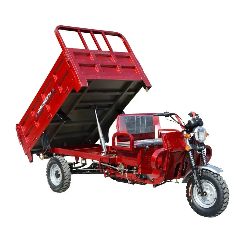 Auto Descarga Três Rodas Motocicleta, Triciclo a Gasolina, Carga, 200cc, 200cc