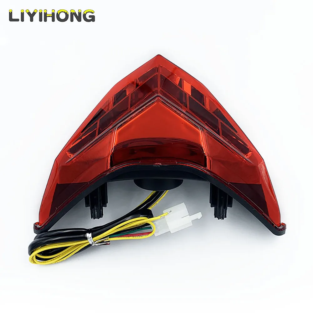 For Kawasaki Ninja 250 300 EX300 2013 2014 2015 2016 2017 Rear Taillight Tail Brake Turn Signals Integrated Led Light