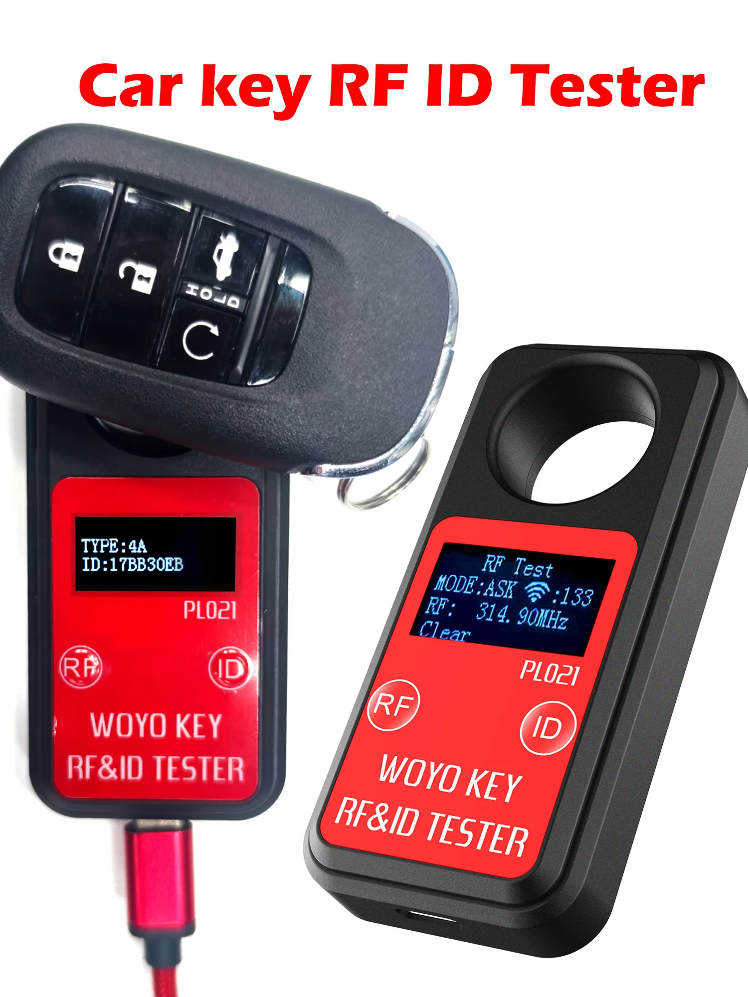 10MHZ to 1000MHZ Autos chl üssel Frequenz tester für 315,433,868,902MHz, WOYO PL001 Tür RF TV Infrarot ir Fernbedienung Detektor Diagnose tool – Detail 1