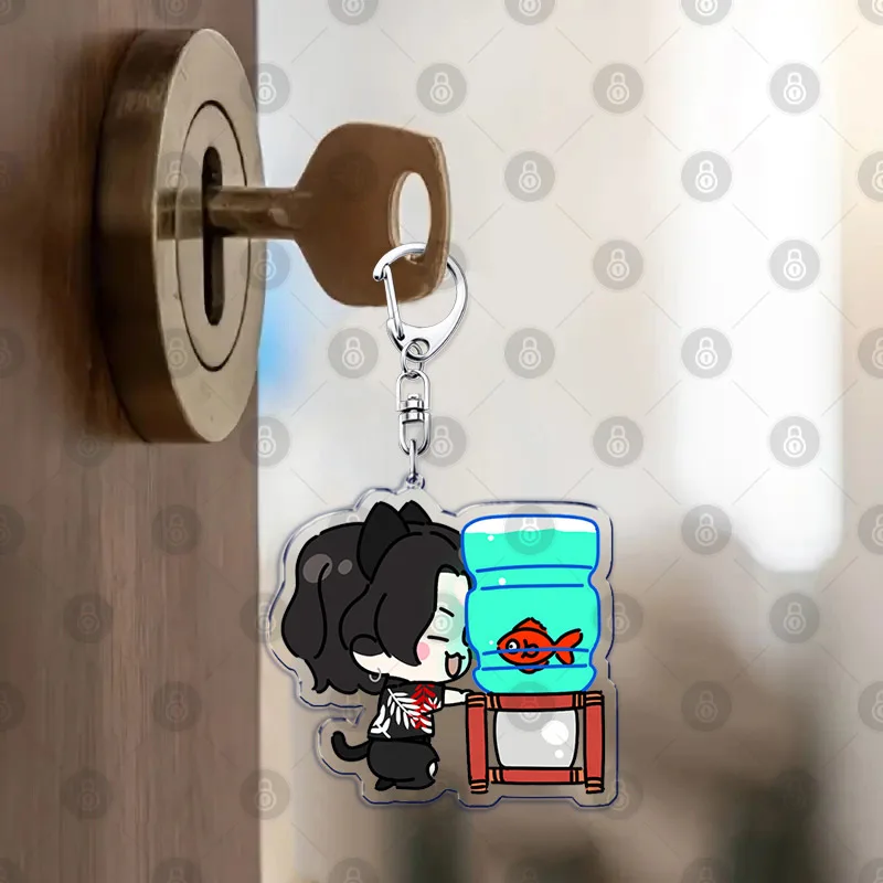 Cute Kpop Cartoon Character Keychains Keyring for Accessories Bag Pendant Key Jewelry Fans Gifts