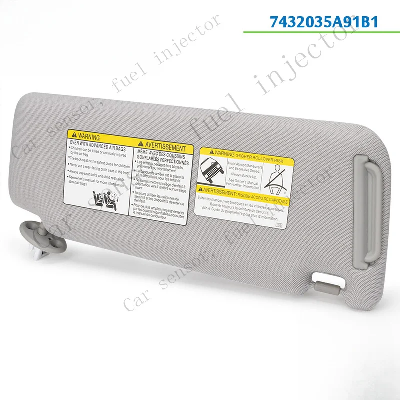 Q+ For TOYOTA 2010-2022 4RUNNER LEFT GRAY SUN VISOR 74320-35A91-B1