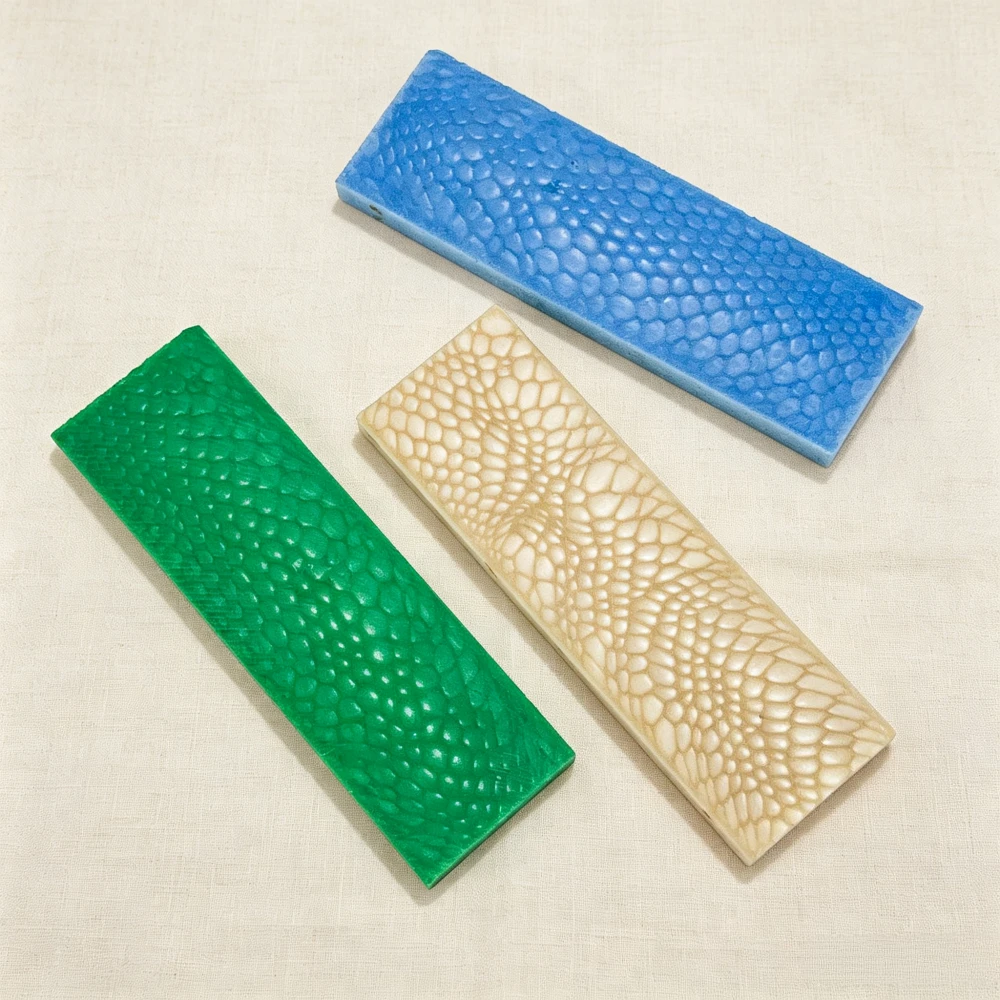 1 Piece Making Compound Material Handicrafts Material Squama Pattern Resin Material for DIY Knife Handle