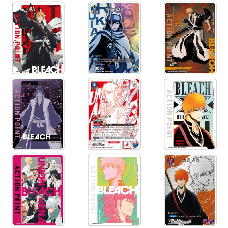 UA Bleach Тысячалетняя кровь Война акриловая карта Toushirou Kurosaki Ichigo Kuchiki Rukia Nodt карты аниме игровая коллекция игрушка в подарок
