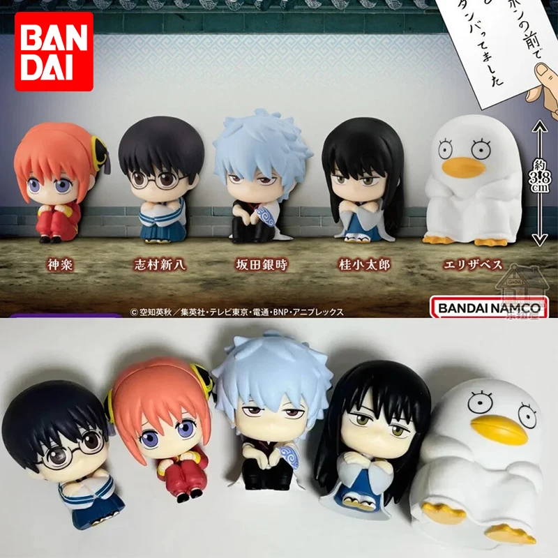 

Оригинальные фигурки Gashapon Bandai Namco Gintama 3-Z: Гинпачи Сэнсэй, Мачибоке, Саката Гинпачи, Кацура Котаро. Декор, модный подарок.