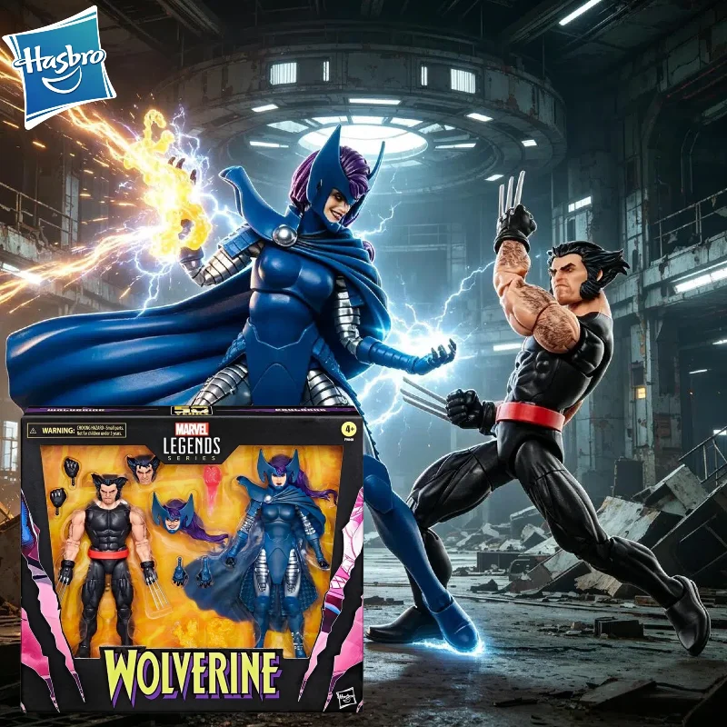 【in-stock】hasbro-marvel-legends-series-x-men-comics-wolverine-and-psylocke-15cm-action-figure-collection-original-model-toy-gift