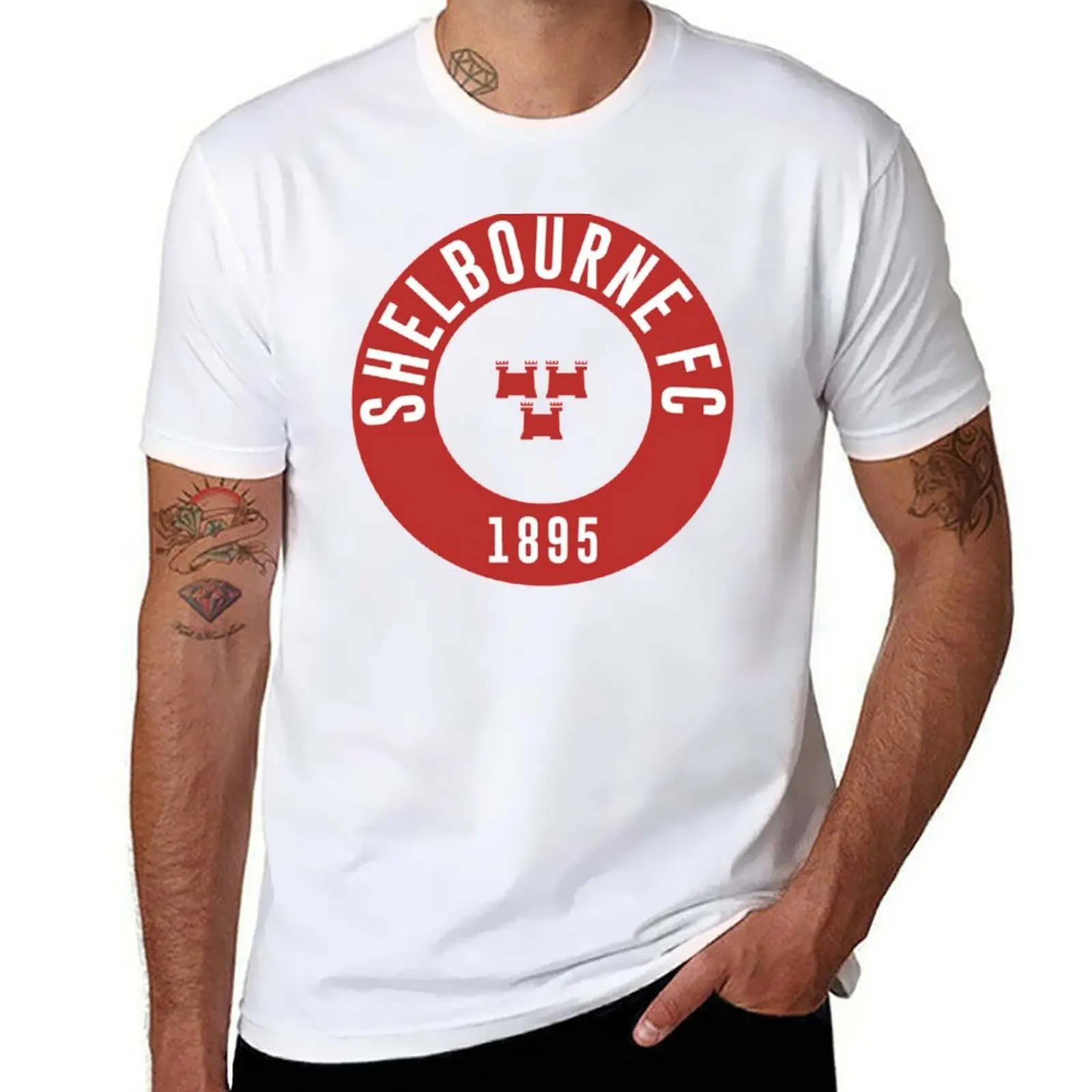 

SHELBOURNE FC 1895 T-Shirt t shirts for man pack cotton anime t shirts oversize T-Shirt