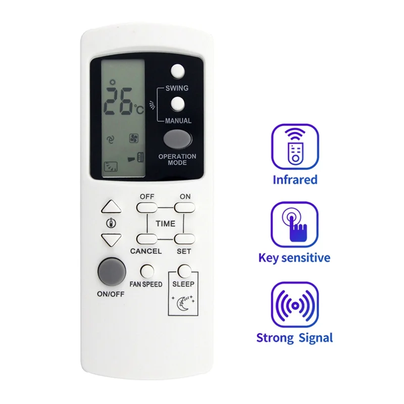 Remote Control AC Berkelas untuk Pengganti AC Galanz GZ-1002B-E3
