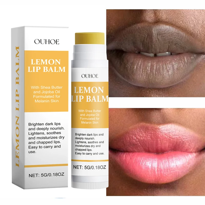 Lightening Melanin Gloss Oil Balm, Máscara Labial Esfoliante, Hidratante Limpo, Produtos de Cuidado Coreano, Maquiagem Beleza Saúde, Remover Escuro