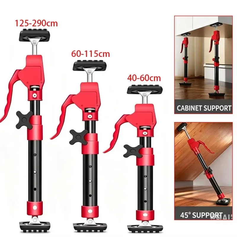 200kg Load Thickened Telescopic Wall Cabinet Bracket, Multi-angle Adjustable Heavy Duty Labor-saving Installation Support