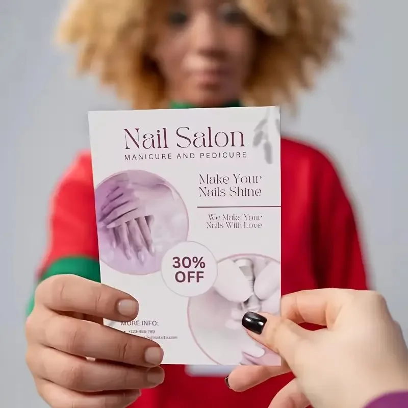 

High Quality A5 Flyers 100 Pcs Business Flyers Personnalise For BTS Fan Event Promotion Advertising Handout Sheets